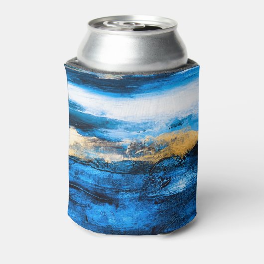 Abstracte olietextuur: moderne kunstachtergrond. blikjeskoeler (Blikje Achterkant)