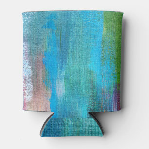 Abstracte olieverf canvas textuur blikjeskoeler