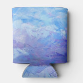 Abstracte olieverf canvas textuur blikjeskoeler (Achterkant)