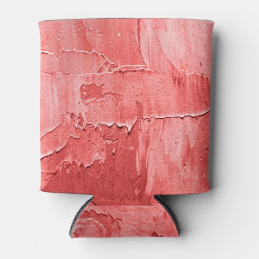 Abstracte olieverf, canvastextuur. blikjeskoeler (Voorkant)