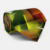 Abstracte olieverf- en acrylschildering 5 stropdas (Opgerold)