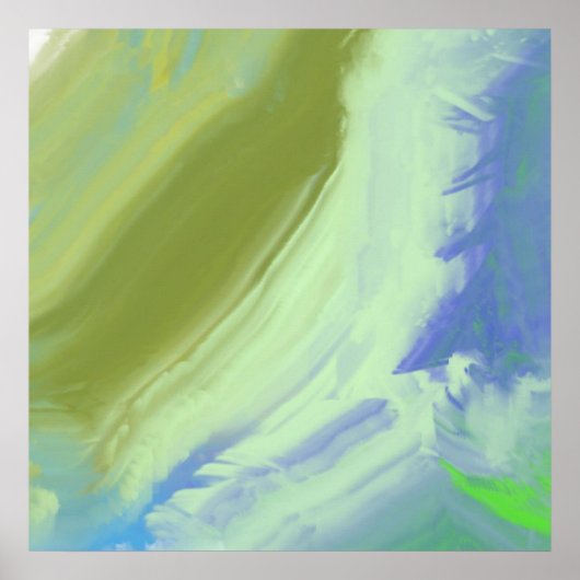 abstracte olieverf kunst poster (Voorkant)