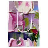 Abstracte olieverf lente tuin medium cadeauzakje (Achterkant)