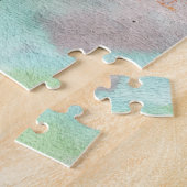 abstracte olieverf met een fraaie boomkleuring legpuzzel (Zijkant)