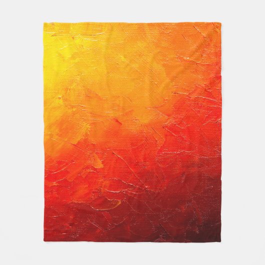 abstracte olieverf op canvas, achtergrond fleece deken (Voorkant)