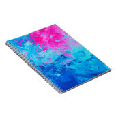abstracte olieverf op canvas, achtergrond notitieboek (Rechterzijde)