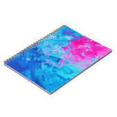 abstracte olieverf op canvas, achtergrond notitieboek (Linkerzijde)