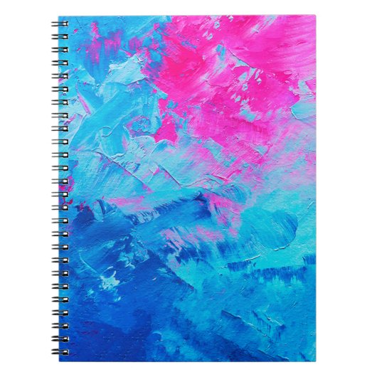 abstracte olieverf op canvas, achtergrond notitieboek (Voorkant)