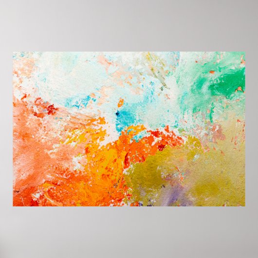 abstracte olieverf op canvas, achtergrond poster (Voorkant)