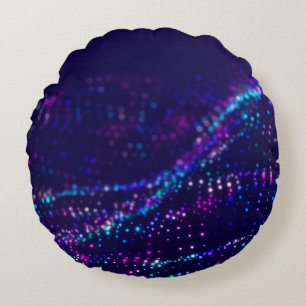 abstracte olieverf op canvas, achtergrond rond kussen
