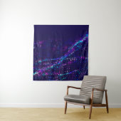 abstracte olieverf op canvas, achtergrond wandkleed (In situ)