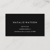 Abstracte olieverf Professionele roze Visitekaartje (Achterkant)