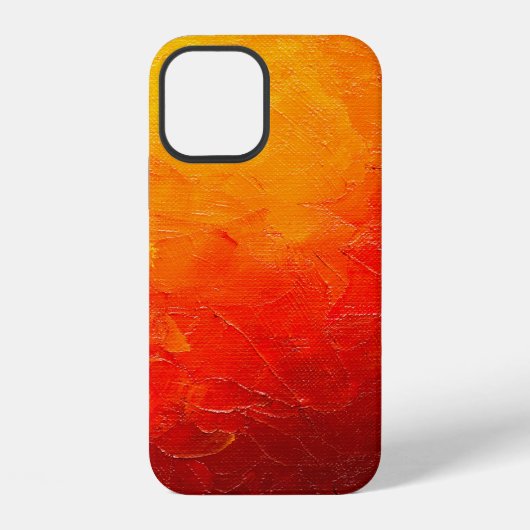 abstracte olieverf textuur op canvas, achtergrond iPhone hoesje (Achterkant)