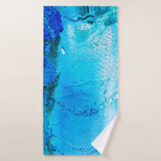 Abstracte olieverftextuur op canvas, achtergrond. badhanddoek (Badhanddoek)