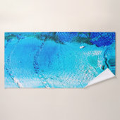 Abstracte olieverftextuur op canvas, achtergrond. badhanddoek (Badhanddoek)