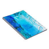 Abstracte olieverftextuur op canvas, achtergrond. notitieboek (Rechterzijde)