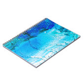 Abstracte olieverftextuur op canvas, achtergrond. notitieboek (Linkerzijde)