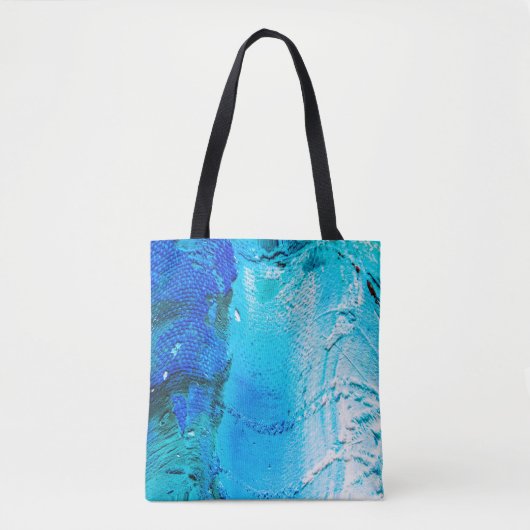 Abstracte olieverftextuur op canvas, achtergrond. tote bag (Voorkant)