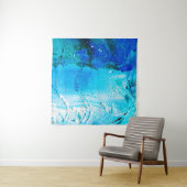Abstracte olieverftextuur op canvas, achtergrond. wandkleed (In Situ (horizontaal))