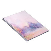 Abstracte olieverschildering van winterbos. Sem Notitieboek (Rechterzijde)
