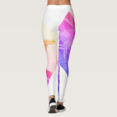 Abstracte olifantenLeggings Leggings (Achterkant)