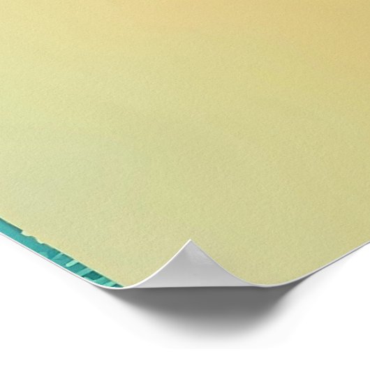 Abstracte Olijfverbinding - Ken Gage Art Poster (Hoek)