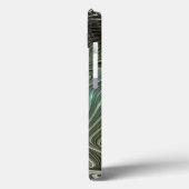 Abstracte Olijfwijze Groen Grijs Fractal Art Fanta Case-Mate iPhone Case (Achterkant / Links)