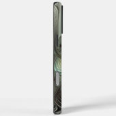Abstracte Olijfwijze Groen Grijs Fractal Art Fanta Case-Mate iPhone Case (Achterkant / Rechts)