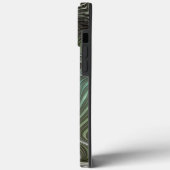 Abstracte Olijfwijze Groen Grijs Fractal Art Fanta Case-Mate iPhone Case (Achterkant / Links)