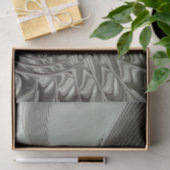 Abstracte Olijfwijze Groen Grijs Fractal Art Fanta Tissuepapier (Geschenk)