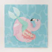 Abstracte Ombre Holographic Pineappel Legpuzzel (Horizontaal)