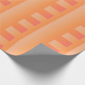 Abstracte Ombre in de schaduw van sinaasappel Cadeaupapier (Hoek)