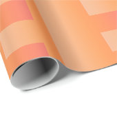 Abstracte Ombre in de schaduw van sinaasappel Cadeaupapier (Rol Hoek)