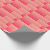 Abstracte ombre overlappende rechthoeken cadeaupapier (Hoek)