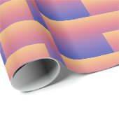 Abstracte Ombre overlappende rechthoeken paars Cadeaupapier (Rol Hoek)