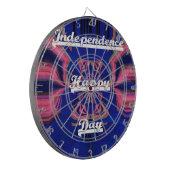 Abstracte Onafhankelijkheidsdag Celebration Art Dartbord (Voorkant Links)