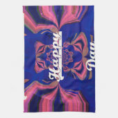 Abstracte Onafhankelijkheidsdag Celebration Art Theedoek (Verticaal)