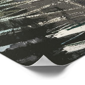 Abstracte onderaardse textuur schilderij poster (Hoek)