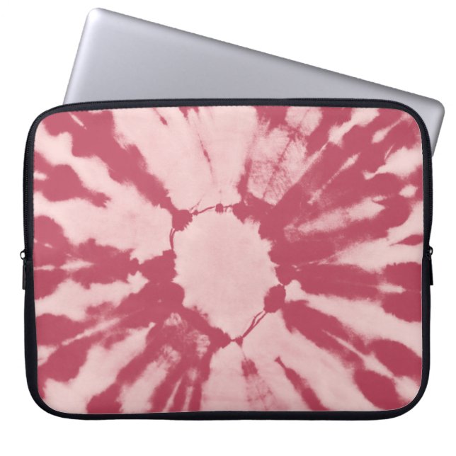Abstracte ondergrond van het patroon van de watten laptop sleeve (Voorkant)