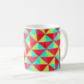 Abstracte ondergrondse structuurwandtextuur; koffiemok (Voorkant rechts)