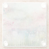 Abstracte onderzetter van alcoholinkt glazen onderzetter (Achterkant)