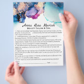 *~* Abstracte ontheffing van aansprakelijkheid + s Flyer (Hand)