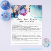 *~* Abstracte ontheffing van aansprakelijkheid + s Flyer (Enkel)