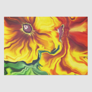 Abstracte ontkoppeling van Floral Shabby Chic Tissuepapier