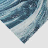 Abstracte ontkoppeling van het water in de diepe o tissuepapier (Detail)