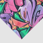 Abstracte ontkoppeling van kunstwerken tissuepapier (Detail)