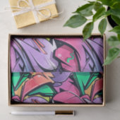 Abstracte ontkoppeling van kunstwerken tissuepapier (Geschenk)