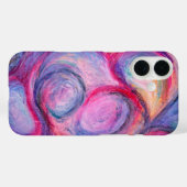 Abstracte ontwerp iPhone hoesje (Achterkant (horizontaal))