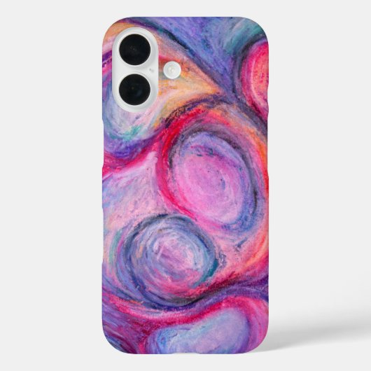 Abstracte ontwerp iPhone hoesje (Achterkant)