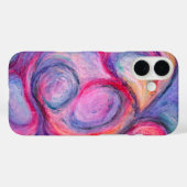 Abstracte ontwerp iPhone hoesje (Achterkant (horizontaal))